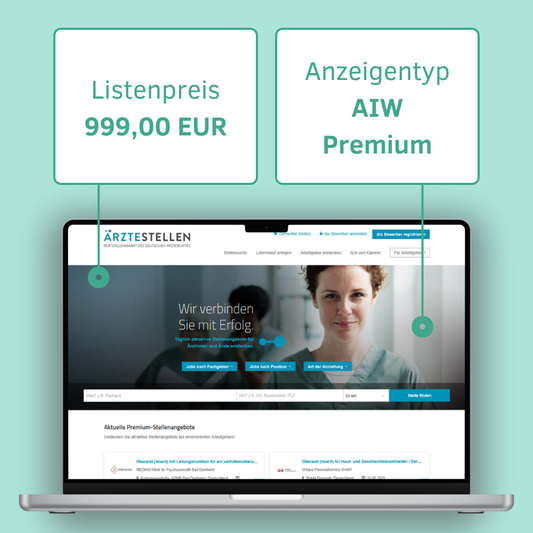 Upgrade AIW aerztestellen.de