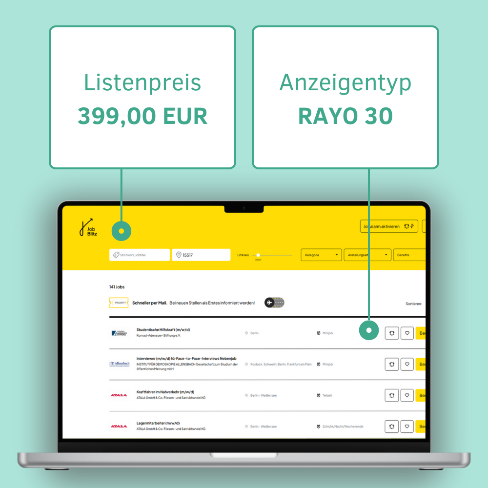Upgrade jobblitz.de