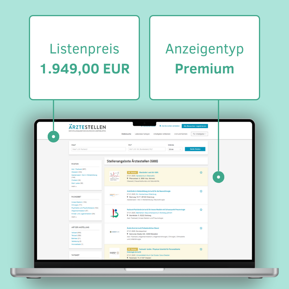 Upgrade aerztestellen.de